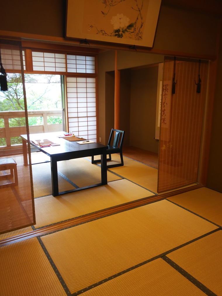 左阿彌の食事した部屋