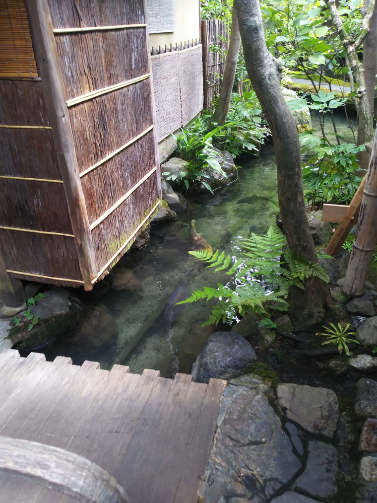 ちょっとした池泉回遊式庭園に